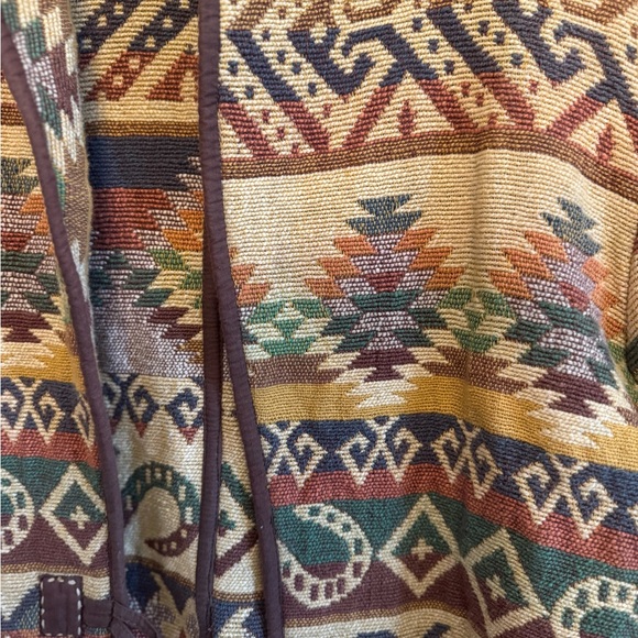 Women's Multicolor Patterned Jacket - Picture 4 of 4